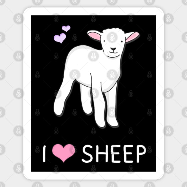 I love sheep Sticker by Danielle